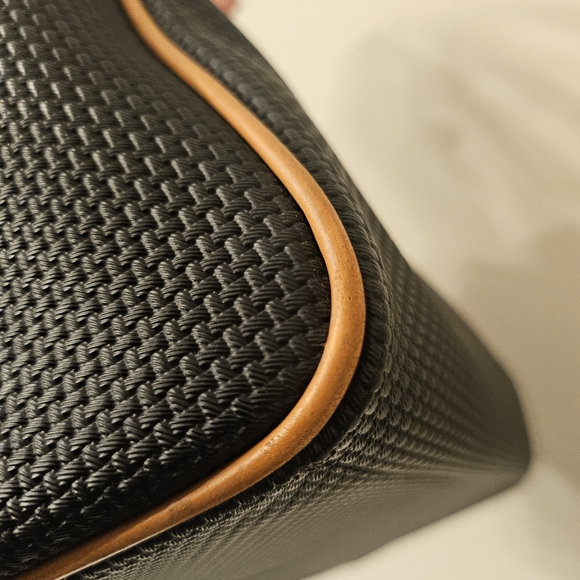 Yves Saint Laurent Vintage Woven Canvas Boston Bag - Picture 15 of 15